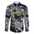 Personalized Sweden Viking Blood Family Matching Puletasi and Hawaiian Shirt Nordic Runes and Shield of Ancestry in Tribal Knotwork