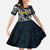 Personalized Sweden Viking Blood Family Matching Short Sleeve Bodycon Dress and Hawaiian Shirt Nordic Runes and Shield of Ancestry in Tribal Knotwork