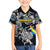 Personalized Sweden Viking Blood Family Matching Short Sleeve Bodycon Dress and Hawaiian Shirt Nordic Runes and Shield of Ancestry in Tribal Knotwork