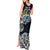 Personalized Sweden Viking Blood Tank Maxi Dress Nordic Runes and Shield of Ancestry in Tribal Knotwork