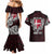 Personalized Denmark Viking Blood Couples Matching Mermaid Dress and Hawaiian Shirt Nordic Runes and Shield of Ancestry in Tribal Knotwork