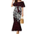 Personalized Denmark Viking Blood Family Matching Mermaid Dress and Hawaiian Shirt Nordic Runes and Shield of Ancestry in Tribal Knotwork