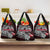 Denmark Viking Blood Grocery Bag Nordic Runes and Shield of Ancestry in Tribal Knotwork