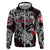 Personalized Denmark Viking Blood Hoodie Nordic Runes and Shield of Ancestry in Tribal Knotwork