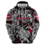 Personalized Denmark Viking Blood Hoodie Nordic Runes and Shield of Ancestry in Tribal Knotwork