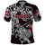Personalized Denmark Viking Blood Polo Shirt Nordic Runes and Shield of Ancestry in Tribal Knotwork