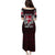 Personalized Denmark Viking Blood Puletasi Nordic Runes and Shield of Ancestry in Tribal Knotwork