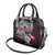 Denmark Viking Blood Shoulder Handbag Nordic Runes and Shield of Ancestry in Tribal Knotwork
