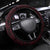 Denmark Viking Blood Steering Wheel Cover Nordic Runes and Shield of Ancestry in Tribal Knotwork