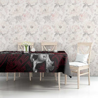 Denmark Viking Blood Tablecloth Nordic Runes and Shield of Ancestry in Tribal Knotwork