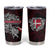 Denmark Viking Blood Tumbler Cup Nordic Runes and Shield of Ancestry in Tribal Knotwork