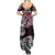 Personalized Norway Viking Blood Family Matching Summer Maxi Dress and Hawaiian Shirt Nordic Runes and Shield of Ancestry in Tribal Knotwork