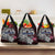 Norway Viking Blood Grocery Bag Nordic Runes and Shield of Ancestry in Tribal Knotwork