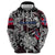 Personalized Norway Viking Blood Hoodie Nordic Runes and Shield of Ancestry in Tribal Knotwork