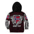 Personalized Norway Viking Blood Kid Hoodie Nordic Runes and Shield of Ancestry in Tribal Knotwork