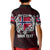 Personalized Norway Viking Blood Kid Polo Shirt Nordic Runes and Shield of Ancestry in Tribal Knotwork