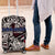 Norway Viking Blood Luggage Cover Nordic Runes and Shield of Ancestry in Tribal Knotwork