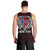Personalized Norway Viking Blood Men Tank Top Nordic Runes and Shield of Ancestry in Tribal Knotwork