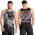Personalized Norway Viking Blood Men Tank Top Nordic Runes and Shield of Ancestry in Tribal Knotwork