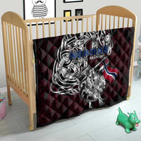 Norway Viking Blood Quilt Nordic Runes and Shield of Ancestry in Tribal Knotwork