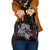 Norway Viking Blood Shoulder Handbag Nordic Runes and Shield of Ancestry in Tribal Knotwork