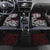 Faroe Islands Viking Blood Car Mats Nordic Runes and Shield of Ancestry in Tribal Knotwork