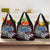 Personalized Faroe Islands Viking Blood Grocery Bag Nordic Runes and Shield of Ancestry in Tribal Knotwork