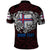 Personalized Faroe Islands Viking Blood Polo Shirt Nordic Runes and Shield of Ancestry in Tribal Knotwork
