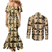 civil-rights-leaders-couples-matching-mermaid-dress-and-long-sleeve-button-shirts-african-american