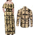 Civil Rights Leaders Couples Matching Off Shoulder Maxi Dress and Long Sleeve Button Shirts African-American - Wonder Print Shop
