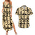 Civil Rights Leaders Couples Matching Summer Maxi Dress and Hawaiian Shirt African-American - Wonder Print Shop