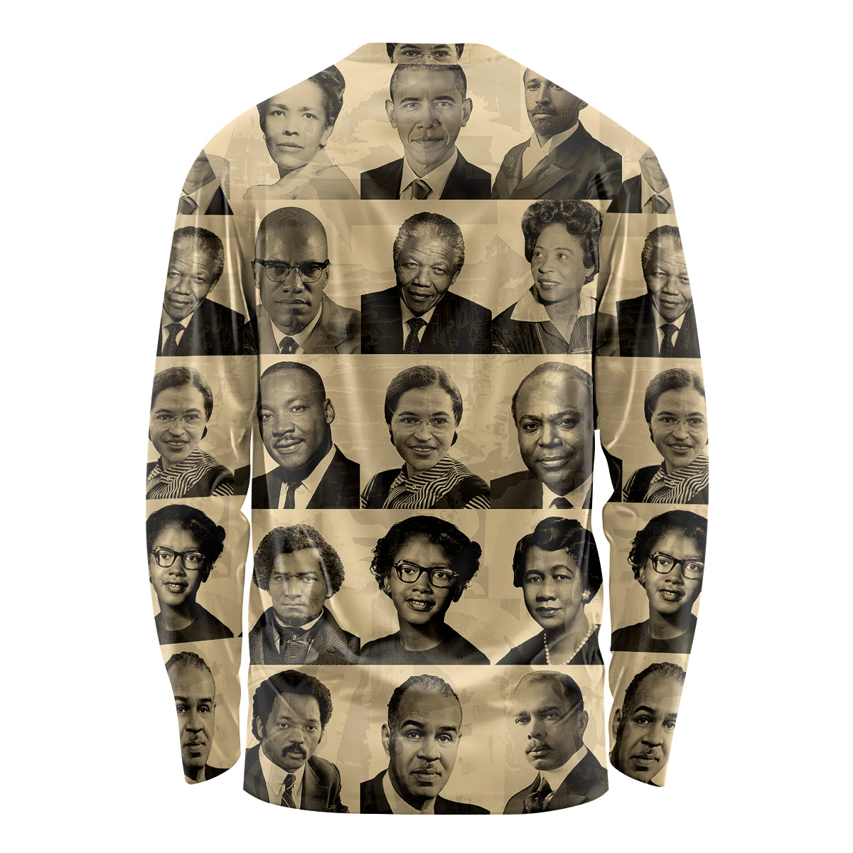 Civil Rights Leaders Long Sleeve Shirt African-American - Wonder Print Shop
