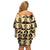 Civil Rights Leaders Off Shoulder Short Dress African-American - Wonder Print Shop