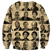 Civil Rights Leaders Sweatshirt African-American - Wonder Print Shop