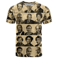 Civil Rights Leaders T Shirt African-American - Wonder Print Shop