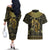 egypt-pharaoh-couples-matching-off-the-shoulder-long-sleeve-dress-and-hawaiian-shirt-egyptian-hieroglyphs-and-symbols