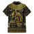 Egypt Pharaoh Family Matching Off Shoulder Maxi Dress and Hawaiian Shirt Egyptian Hieroglyphs and Symbols - Wonder Print Shop