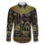 Egypt Pharaoh Family Matching Puletasi Dress and Hawaiian Shirt Egyptian Hieroglyphs and Symbols - Wonder Print Shop