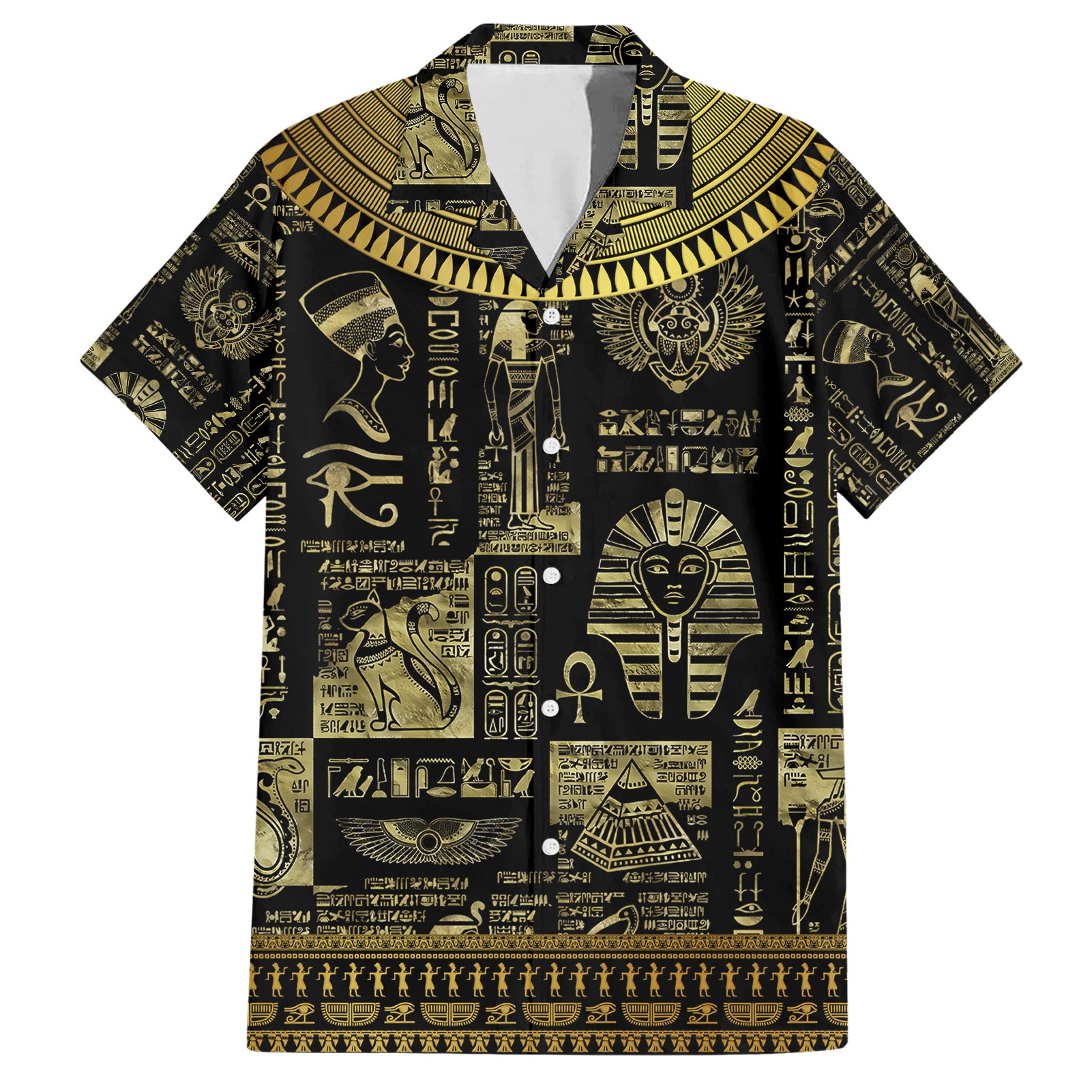 egypt-pharaoh-hawaiian-shirt-egyptian-hieroglyphs-and-symbols