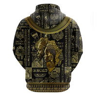 Egypt Pharaoh Hoodie Egyptian Hieroglyphs and Symbols - Wonder Print Shop