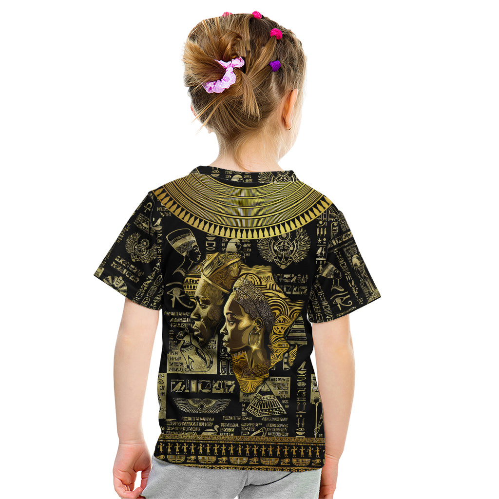 Egypt Pharaoh Kid T Shirt Egyptian Hieroglyphs and Symbols - Wonder Print Shop