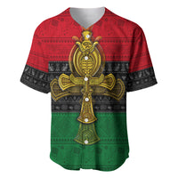 Pan African Ankh Baseball Jersey - Wonder Print Shop