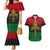Pan African Ankh Couples Matching Mermaid Dress and Hawaiian Shirt - Wonder Print Shop