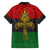 Pan African Ankh Family Matching Long Sleeve Bodycon Dress and Hawaiian Shirt - Wonder Print Shop