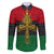 Pan African Ankh Family Matching Long Sleeve Bodycon Dress and Hawaiian Shirt - Wonder Print Shop