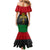 Pan African Ankh Family Matching Mermaid Dress and Hawaiian Shirt - Wonder Print Shop