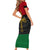 Pan African Ankh Family Matching Short Sleeve Bodycon Dress and Hawaiian Shirt - Wonder Print Shop