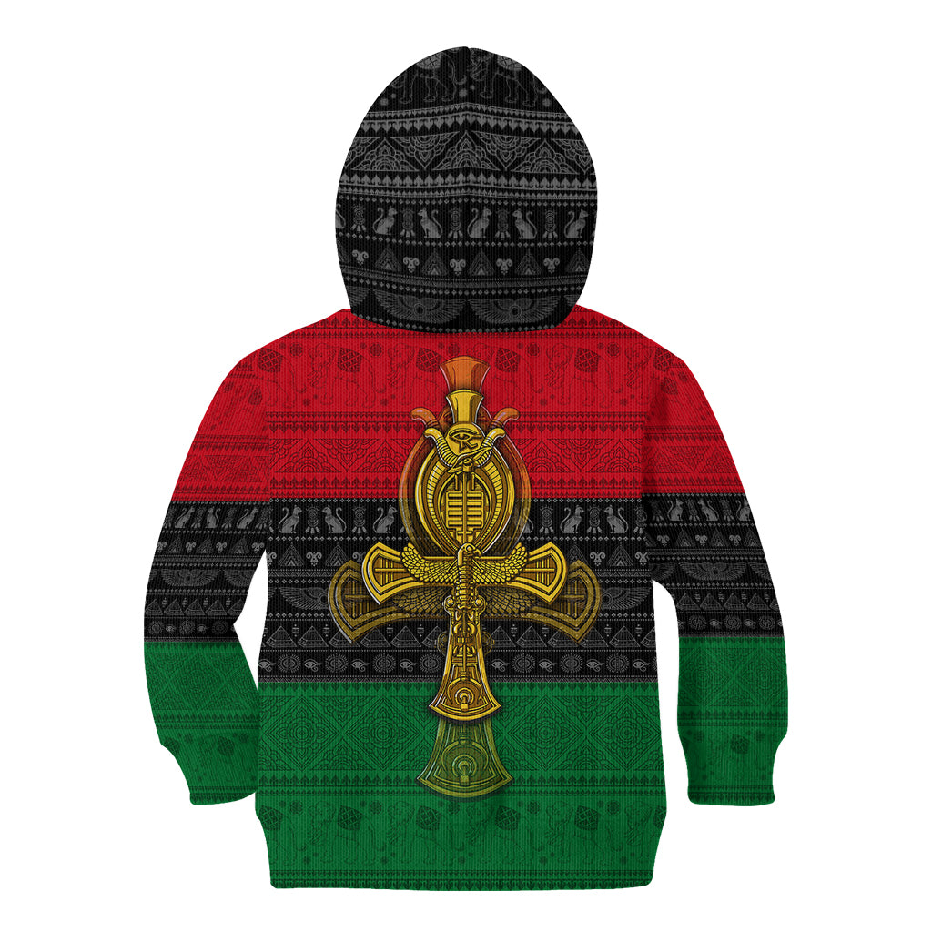 Pan African Ankh Kid Hoodie - Wonder Print Shop