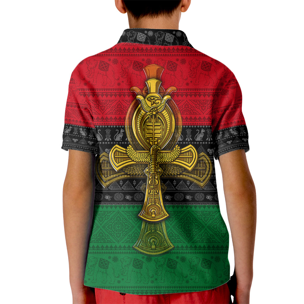 Pan African Ankh Kid Polo Shirt - Wonder Print Shop
