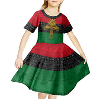 Pan African Ankh Kid Short Sleeve Dress - Wonder Print Shop